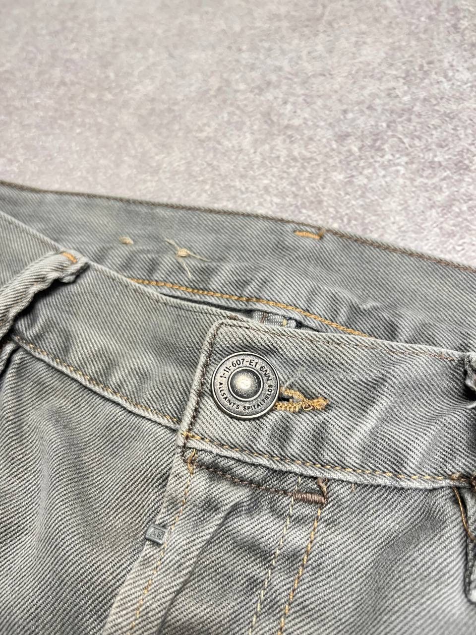 Allsaints × Vintage VINTAGE ALLSAINTS GRAY FLARED AVANTGARDE ARCHIVAL JEANS 36 Size US 36 / EU 52 - 6 Thumbnail