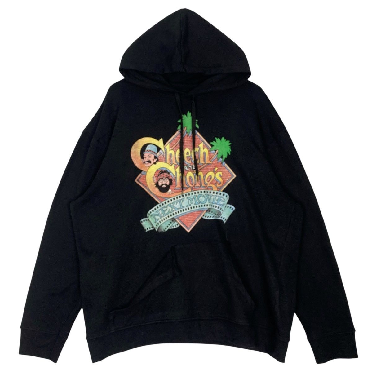 Other Vintage Cheech And Chong Hoodie Sweater Black Made In India Size US L / EU 52-54 / 3 - 1 Thumbnail