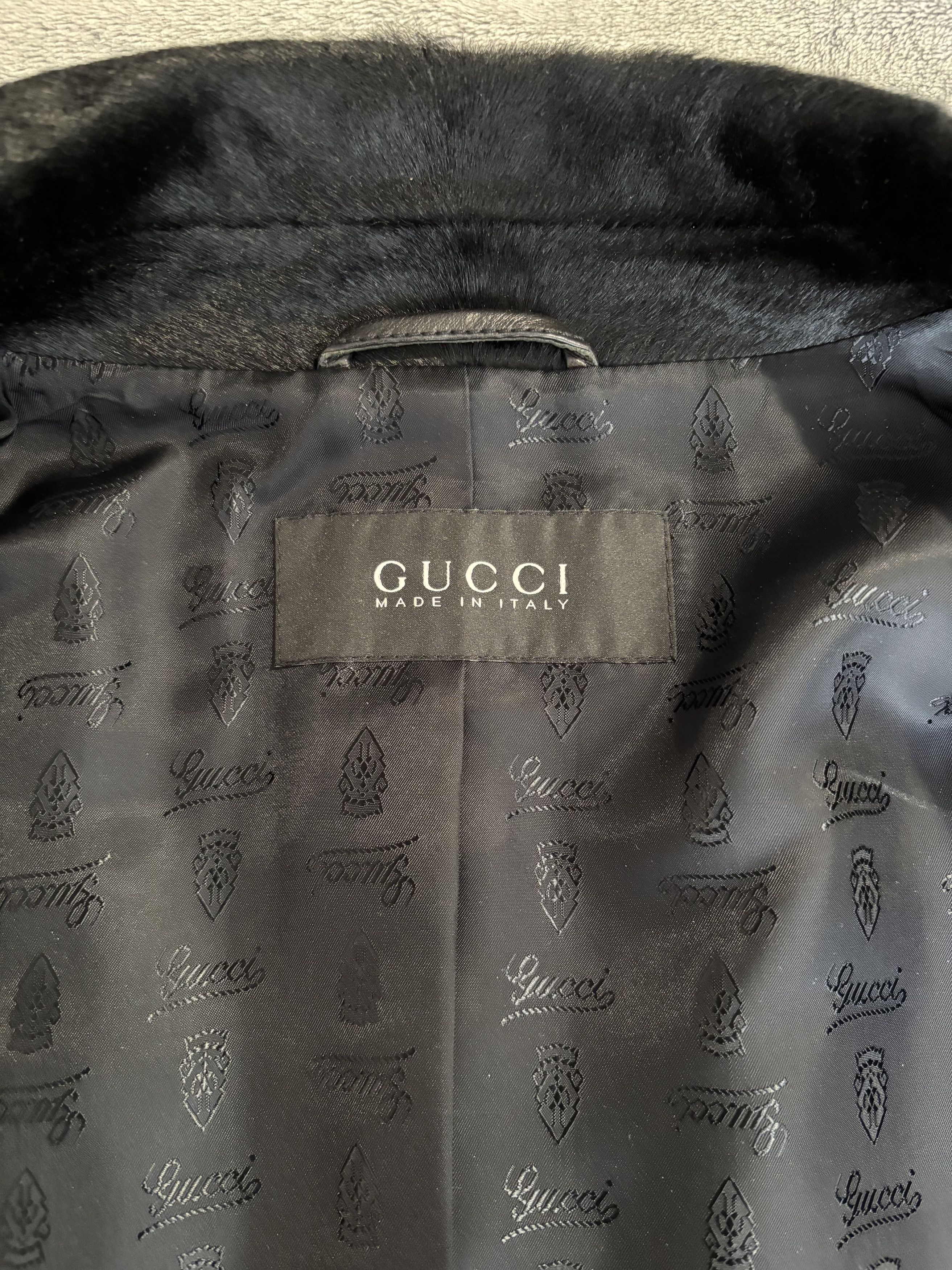 Gucci Gucci Blazer Tom Ford Era (1998–2002) Pony Hair Leather Size 52R - 3 Thumbnail