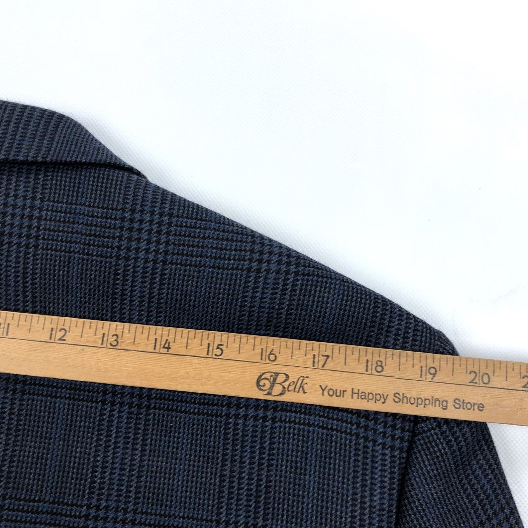 Ralph Lauren Ralph Lauren Men's 42L Blue Glen Check Plaid Wool Sport Coat Blazer Jacket Size 42R - 7 Thumbnail