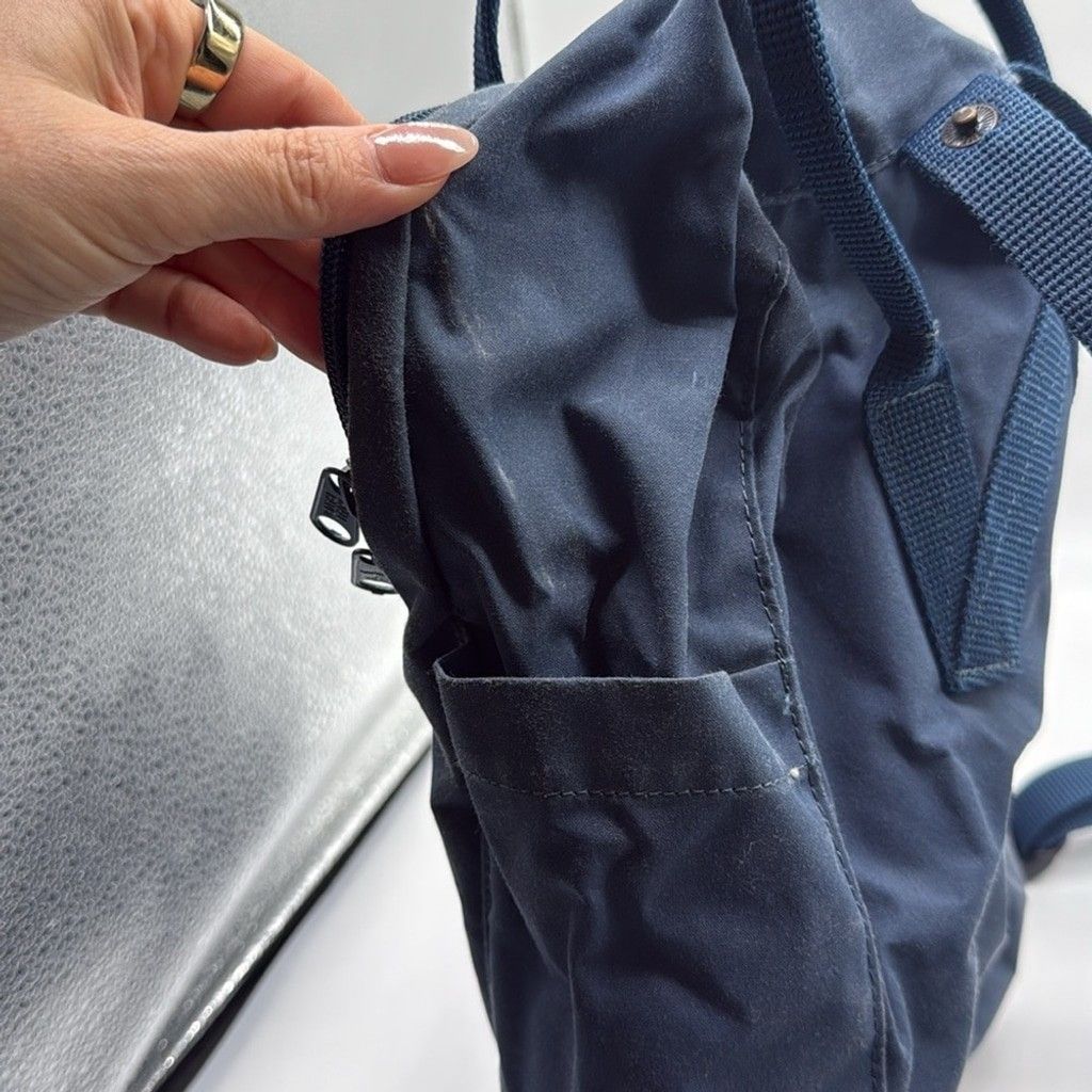 Fjallraven Fjallraven Kanken Small Backpack Double Handle Navy Bag Blue Size ONE SIZE - 6 Thumbnail