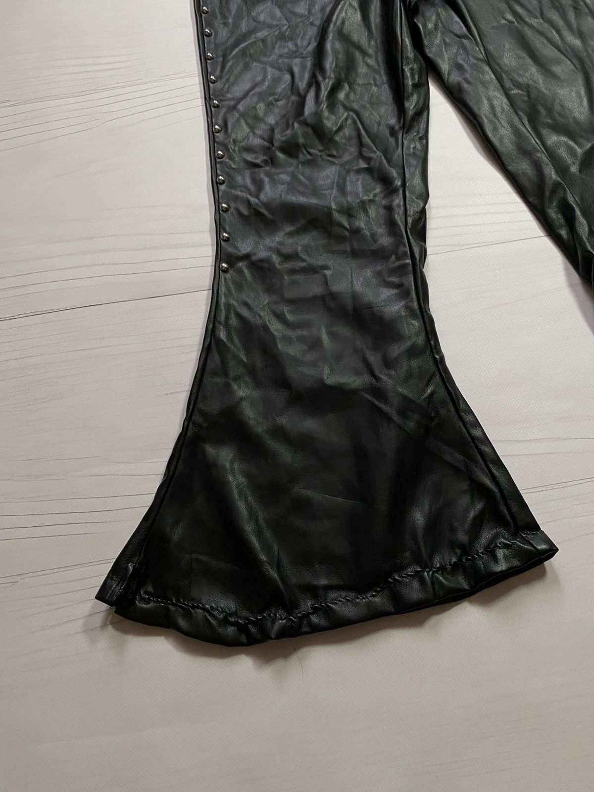 Killstar Killstar faux leather flared gothic pants Size 27" / US 4 / IT 40 - 10 Thumbnail
