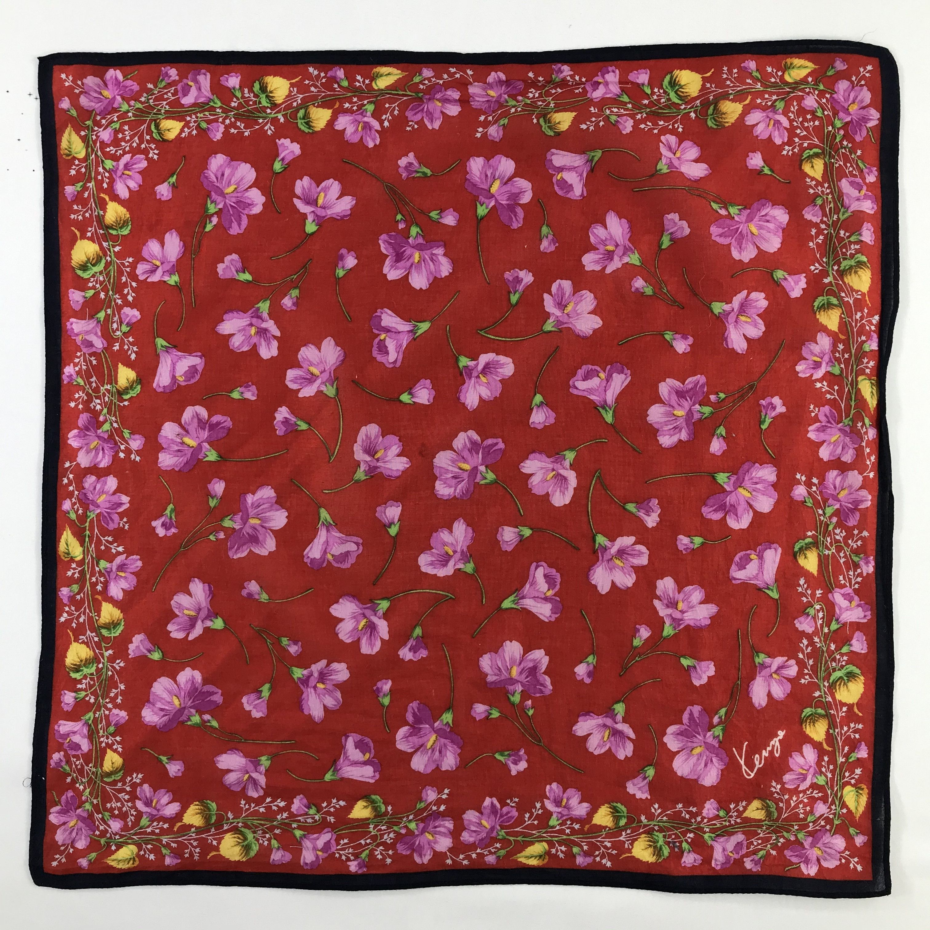 Kenzo Bandana / Handkerchief / Neckerchief - S647