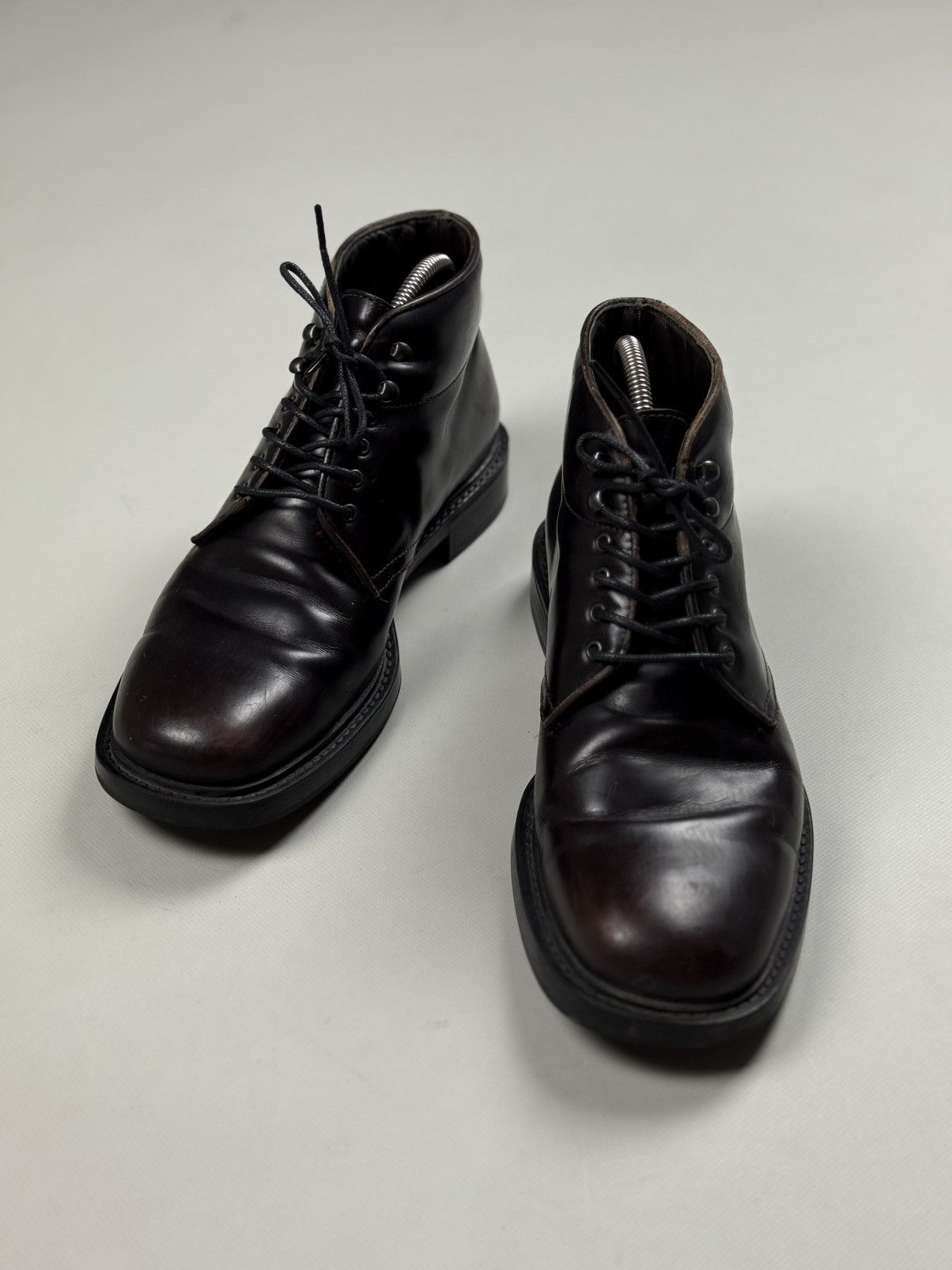Prada Prada Men’s Leather Lace Up Boots Shoes Size UK 7.5 / US 8.5 Size US 8.5 / EU 41-42 - 9 Thumbnail