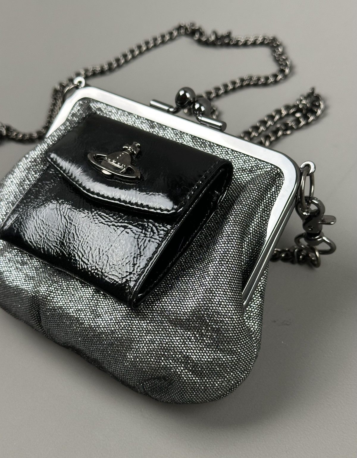 Vivienne Westwood Vivienne Westwood - Granny Frame Purse - Kiss Clasp Orb Logo Size ONE SIZE - 3 Thumbnail