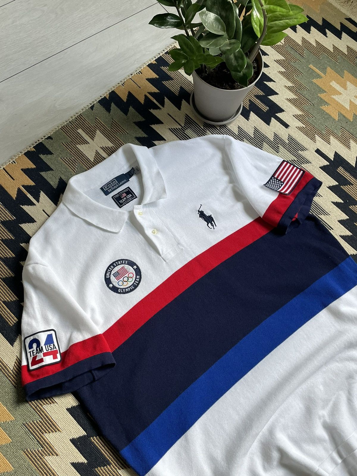 Other Polo Ralph Lauren USA Olympic Chief Kief Y2K T-shirt Size US L / EU 52-54 / 3 - 5 Thumbnail