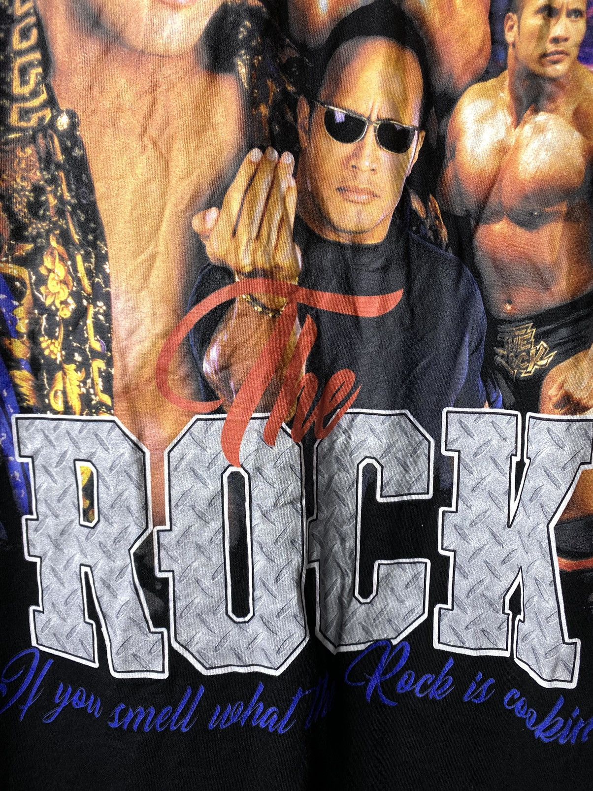 Band Tees Vintage Style The Rock WWE T Shirt Wrestling Hype Size US XXL / EU 58 / 5 - 5 Thumbnail