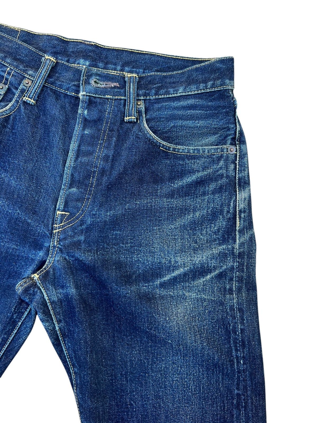 Kapital Vintage KAPITAL Handmade Japan Fade Denim Selvedge Jeans Size US 29 - 9 Thumbnail