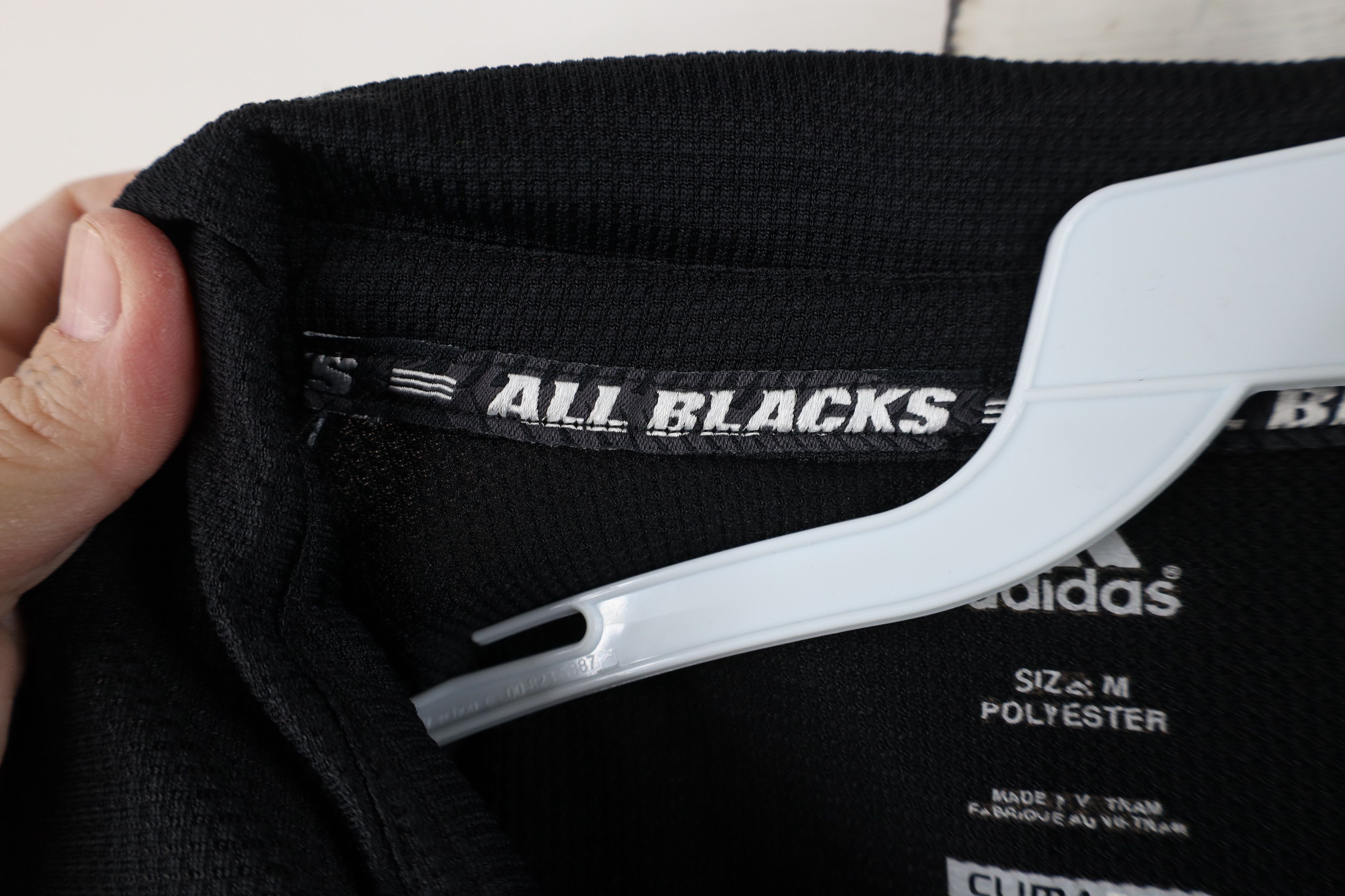 Adidas Vintage Adidas New Zealand All Blacks Rugby Jersey Polo Size US M / EU 48-50 / 2 - 11 Thumbnail
