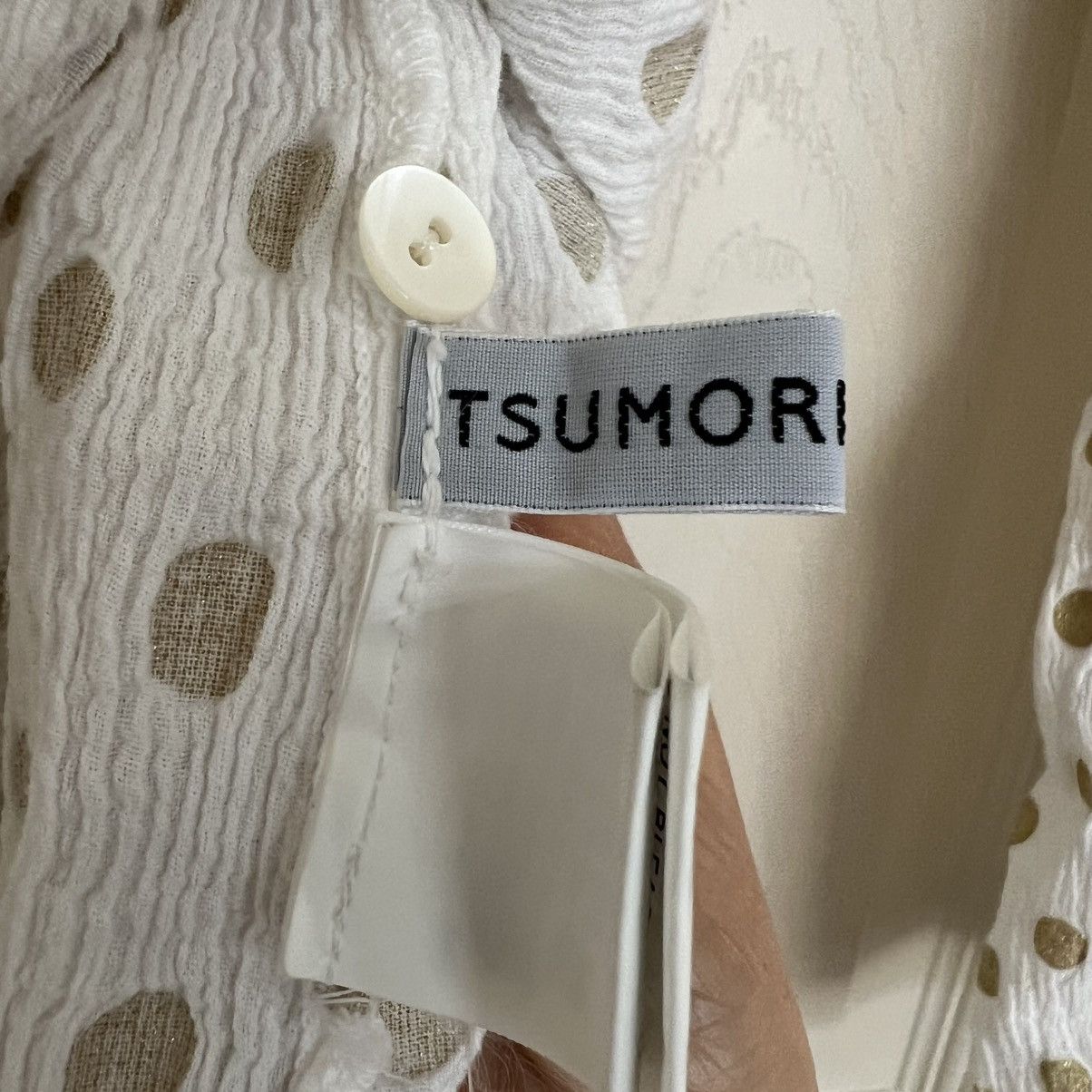 Tsumori Chisato Tsumori Chisato Gold Polka Dot Crinkle Gauze Blouse Japan Size S / US 4 / IT 40 - 11 Thumbnail