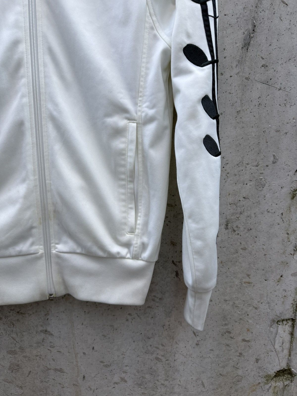 Adidas × Jeremy Scott Jeremy Scott X Adidas Musical Note White Track Jacket Size US XS / EU 42 / 0 - 7 Thumbnail