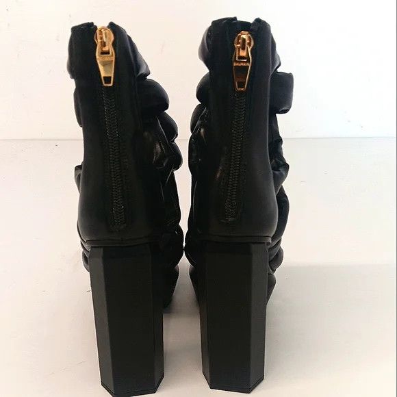Balmain Balmain Women's Ava Braided Block Platform Pumps - EU37/US7 Size US 7 / IT 37 - 12 Thumbnail