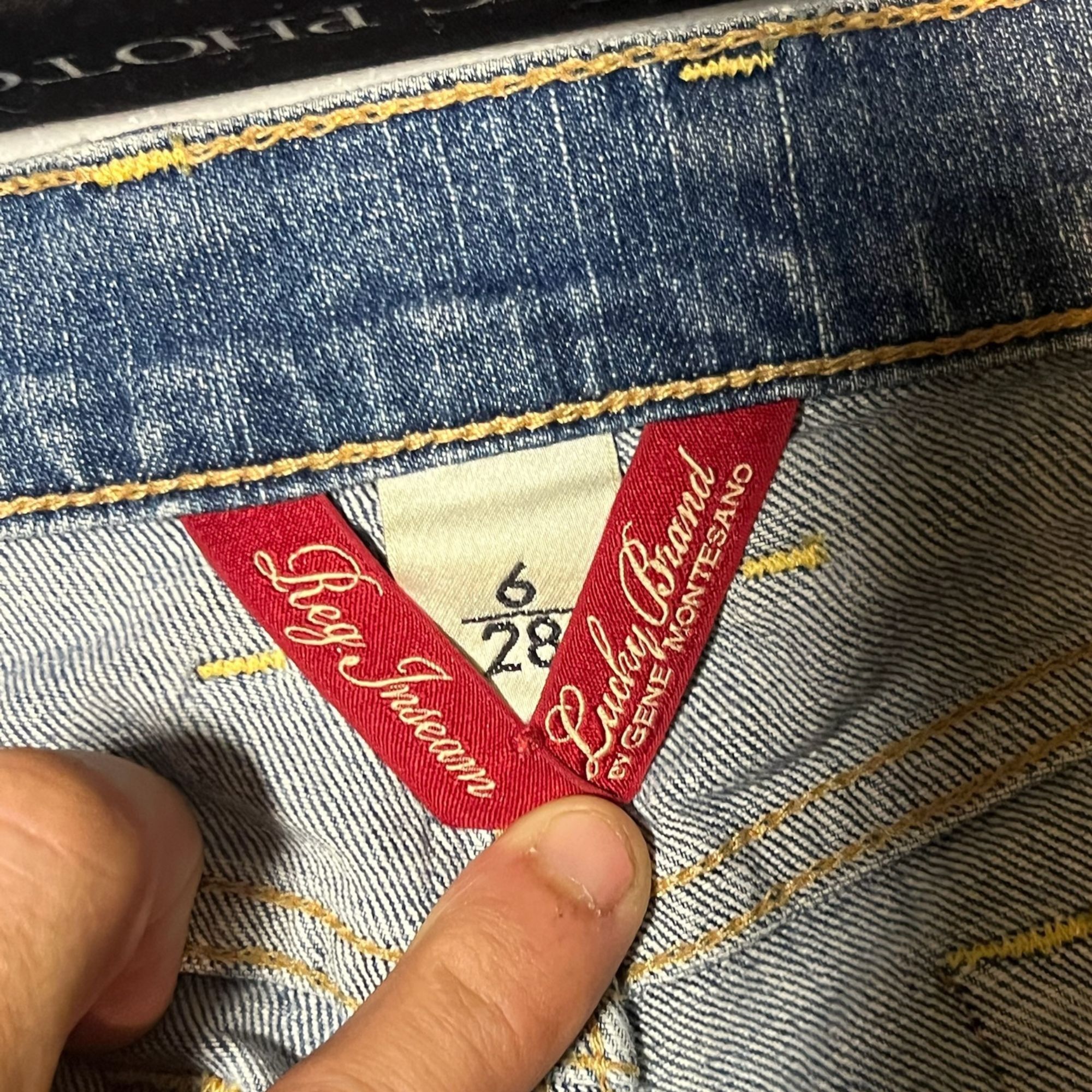 Lucky Brand Lucky Brand Regular Inseam Womens Jeans Size 6 Medium Wash B Size 28" / US 6 / IT 42 - 5 Thumbnail