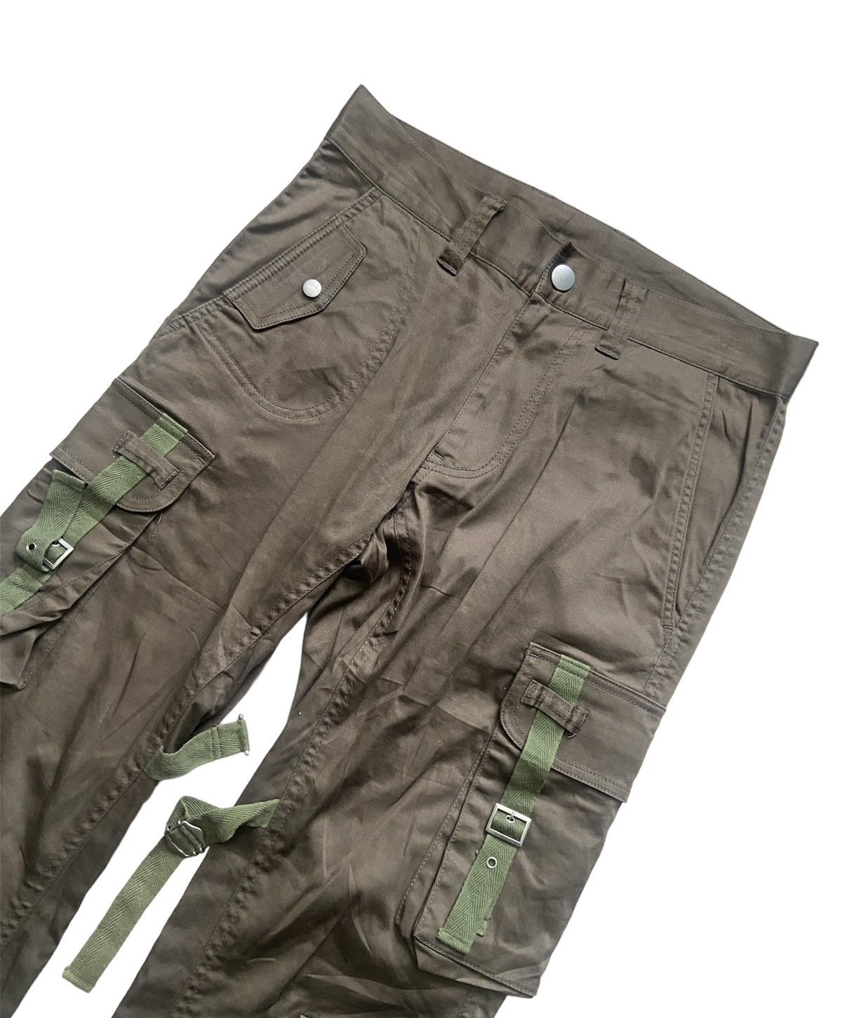 Japanese Brand Vintage Modem Lovers Tactical Bondage Flare Pants Size US 30 / EU 46 - 3 Thumbnail