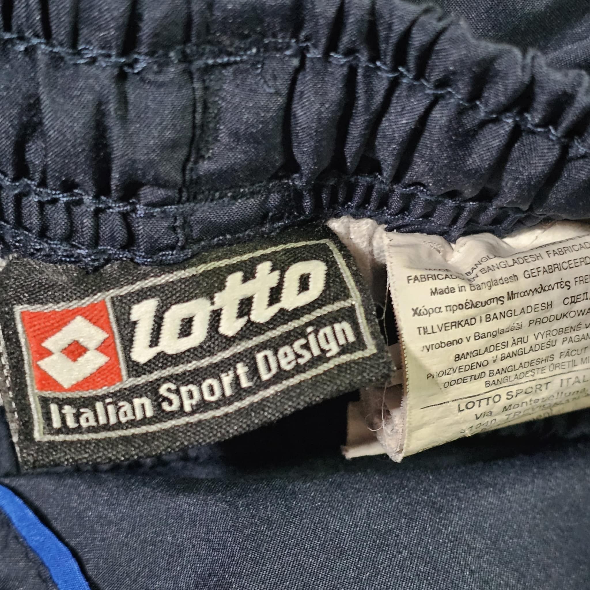 Lotto Sport × Vintage Lotto Vintage 90s Italy Blue Windbreaker Track Pants Size US 32 / EU 48 - 4 Thumbnail