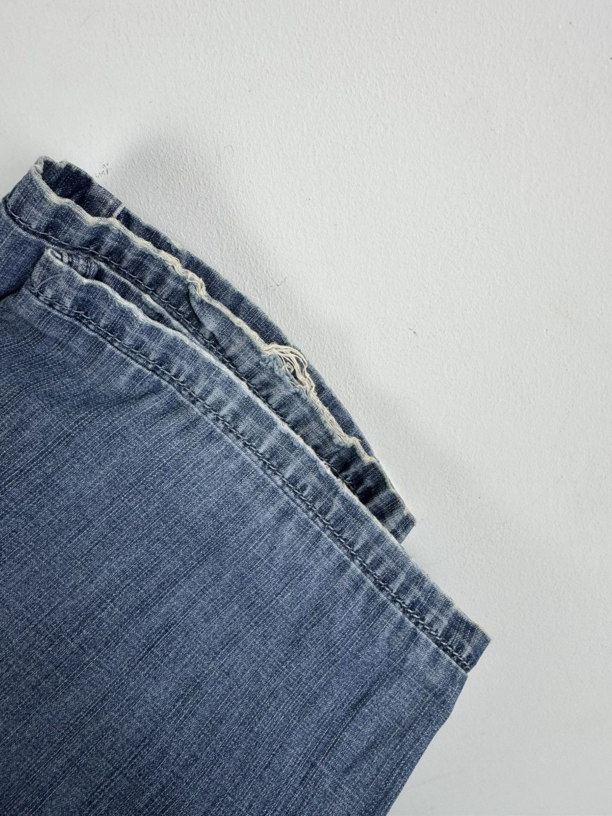 Armani Vintage Armani Jeans Indigo Light Washed Denim Jeans Size US 30 / EU 46 - 8 Thumbnail
