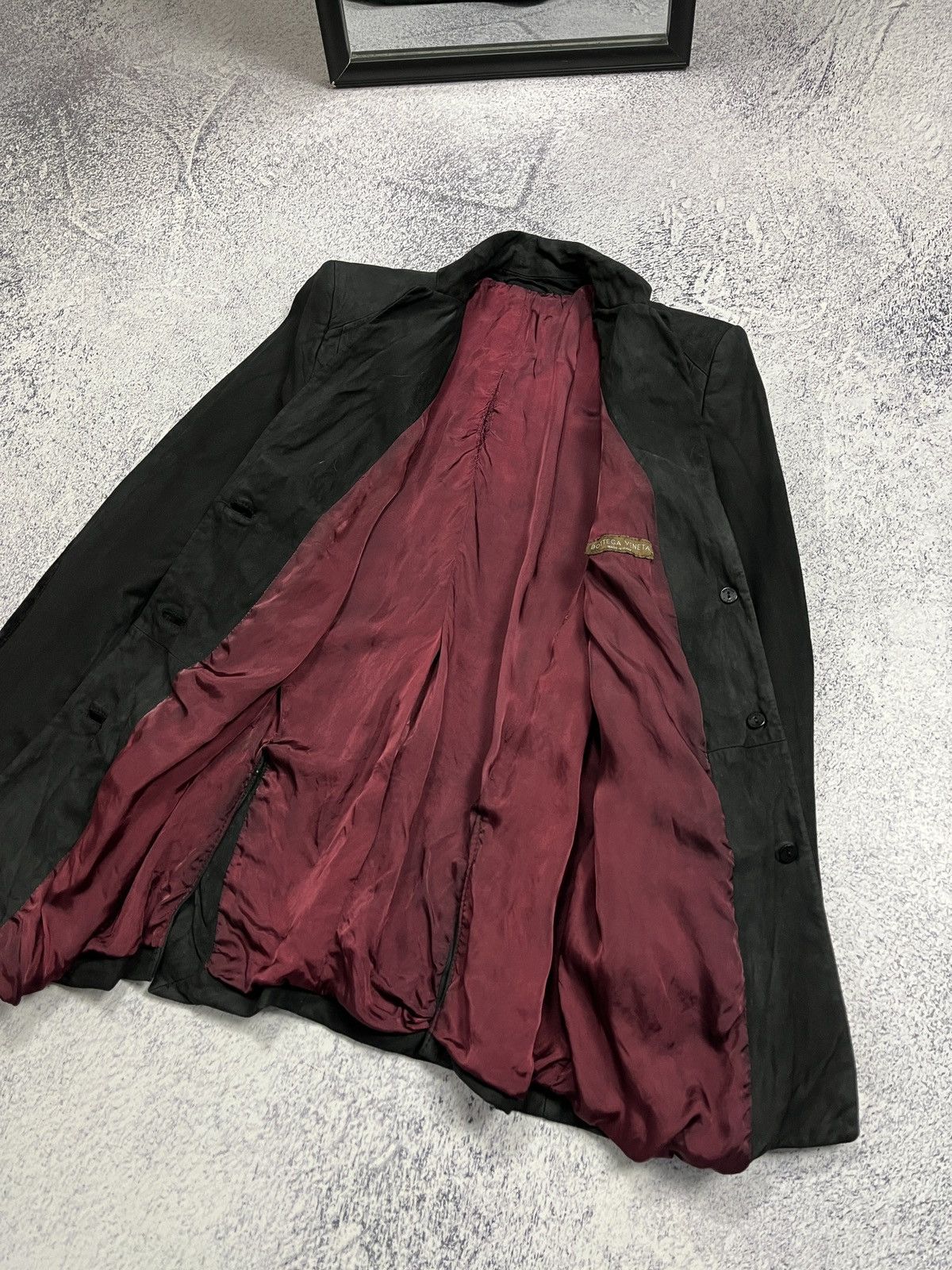 Bottega Veneta Bottega Veneta Women’s Blazer Black Leather Jacket Rare Size M / US 6-8 / IT 42-44 - 13 Thumbnail