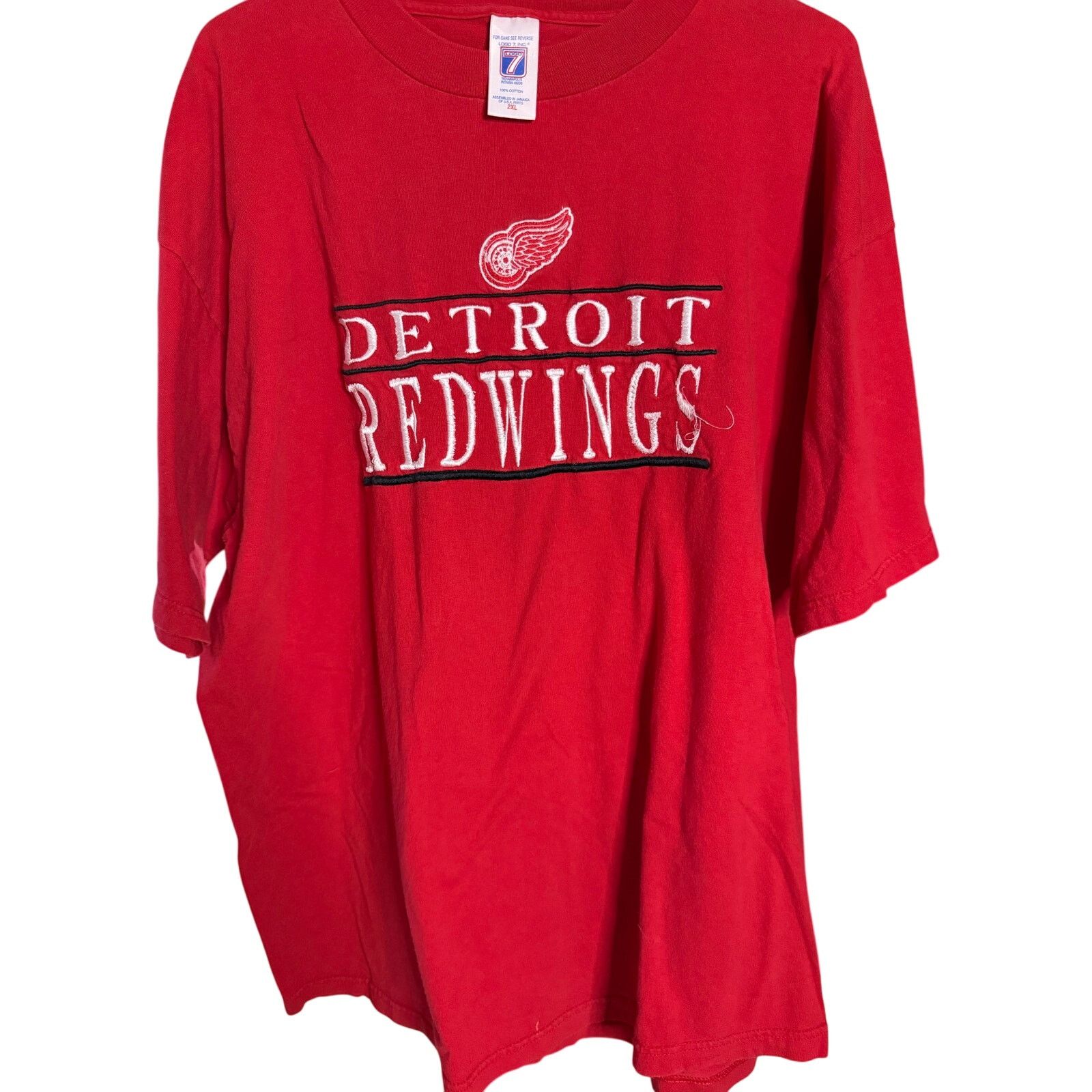 Logo 7 Vintage Detroit Red Wings Tee Size US XXL / EU 58 / 5 - 1 Thumbnail