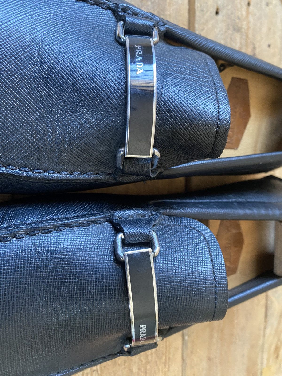 Prada Prada logo horsebit driving loafers, black shoes uk9 US 10 Size US 10 / EU 43 - 3 Thumbnail