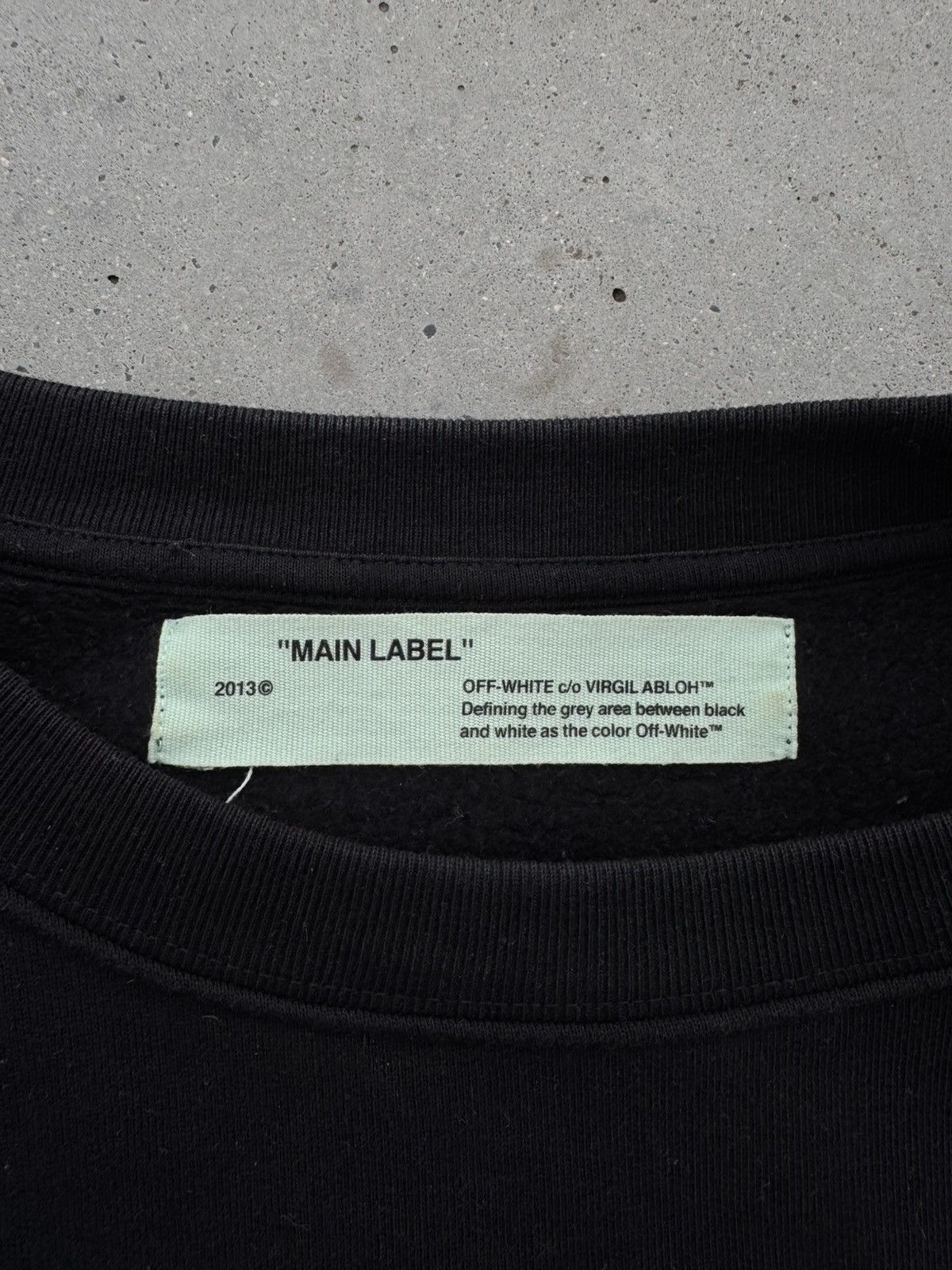 Off-White × Virgil Abloh Off White crewneck I was Just Thinking Size US M / EU 48-50 / 2 - 3 Thumbnail