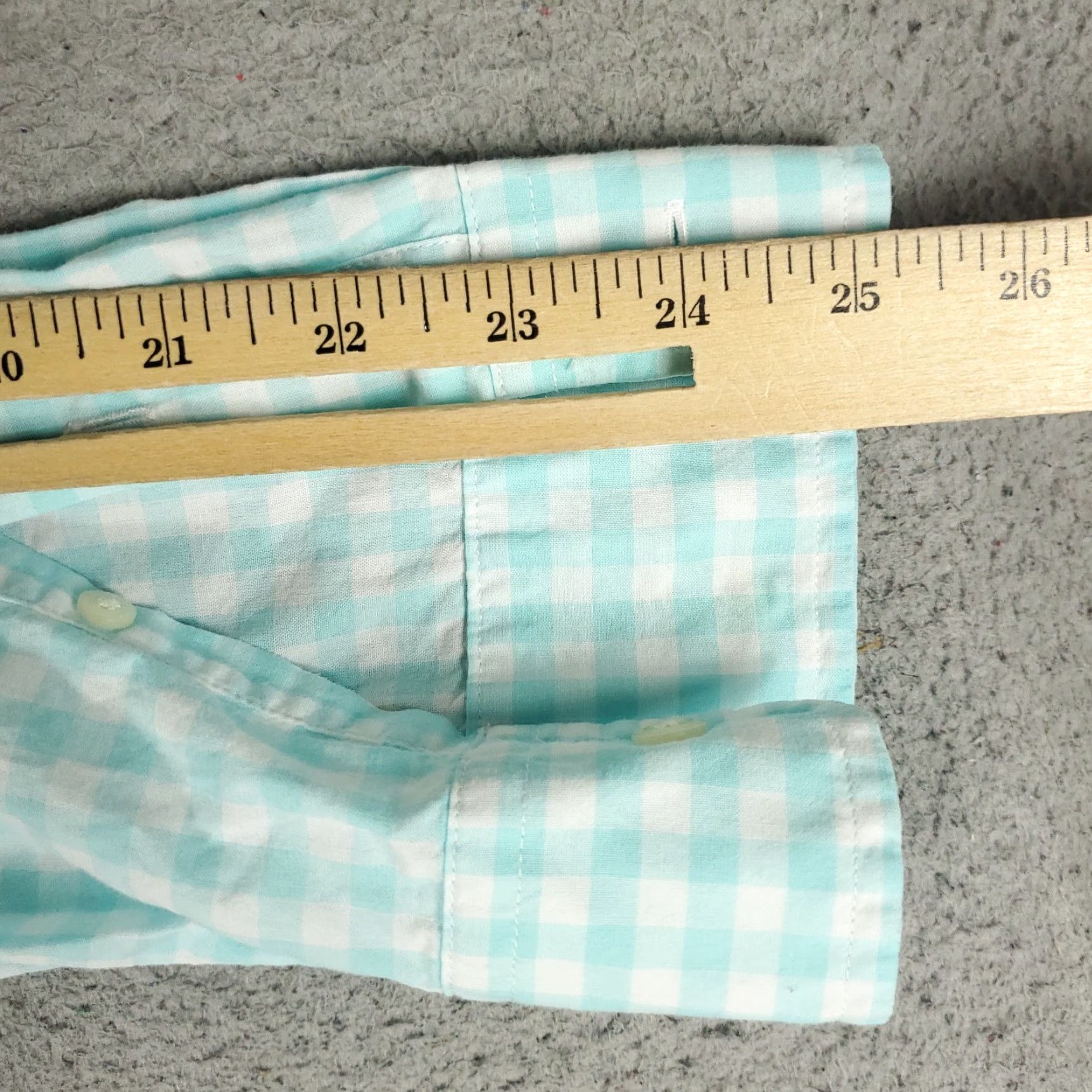 Vineyard Vines VINEYARD VINES Shirt Mens L Blue Check Slim Fit Button Up Long Sleeve Size US L / EU 52-54 / 3 - 7 Thumbnail