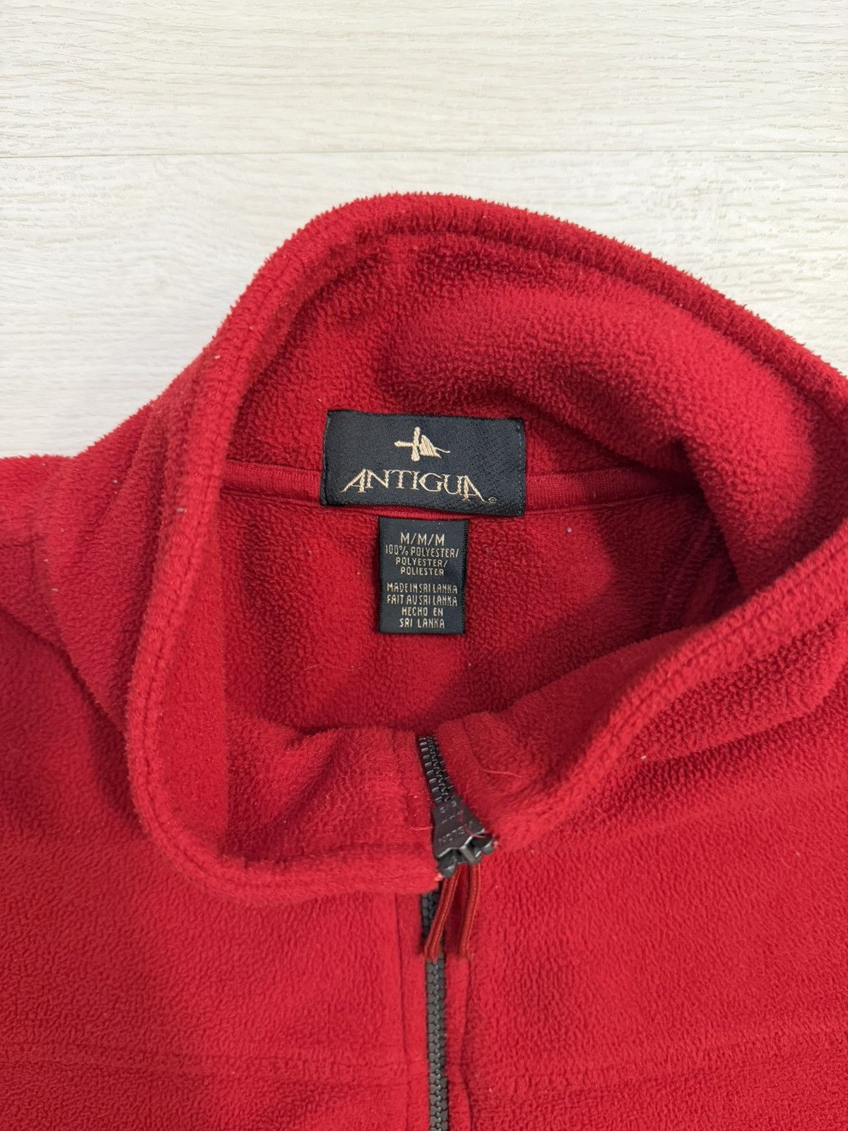 Antigua Vintage Red FBR Open Golf Tournament Full Zip Up Jacket Size US M / EU 48-50 / 2 - 4 Thumbnail