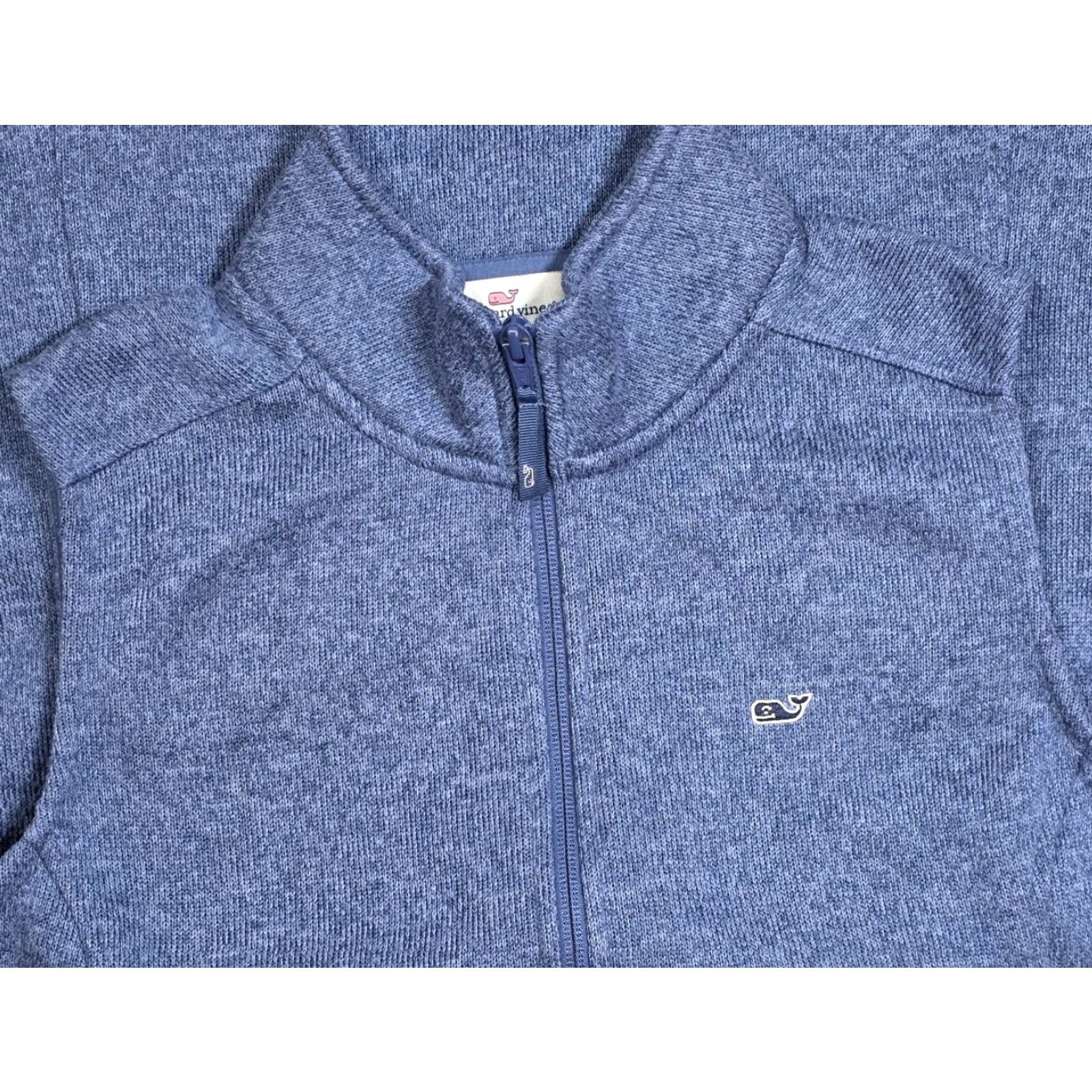 Vineyard Vines Vineyard Vines Vest Women's Medium Blue Fleece Full Zip Outdoor Casual Preppy Vest Size M / US 6-8 / IT 42-44 - 3 Thumbnail