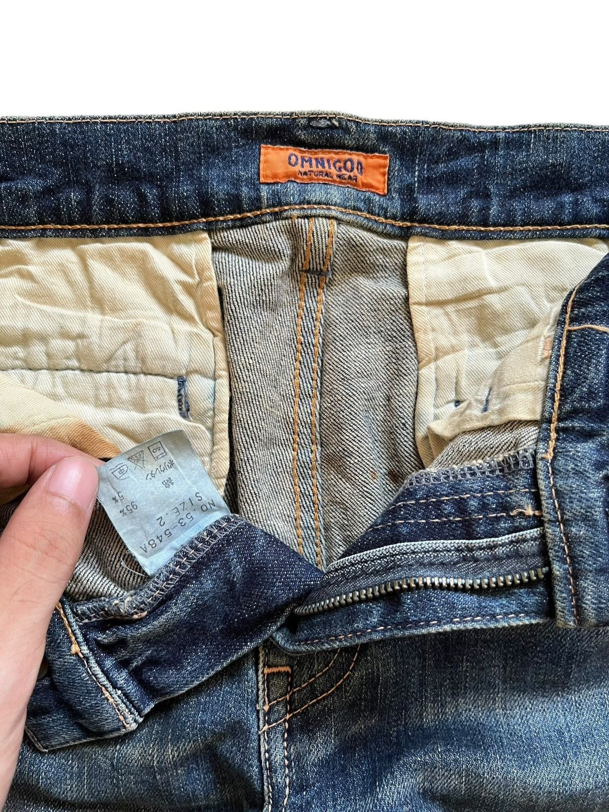 Japanese Brand × OMNIGOD × Tornado Mart Vintage Japanese Omnigod Cargo Style Mud Wash Bootcut Jeans Size US 28 / EU 44 - 10 Thumbnail