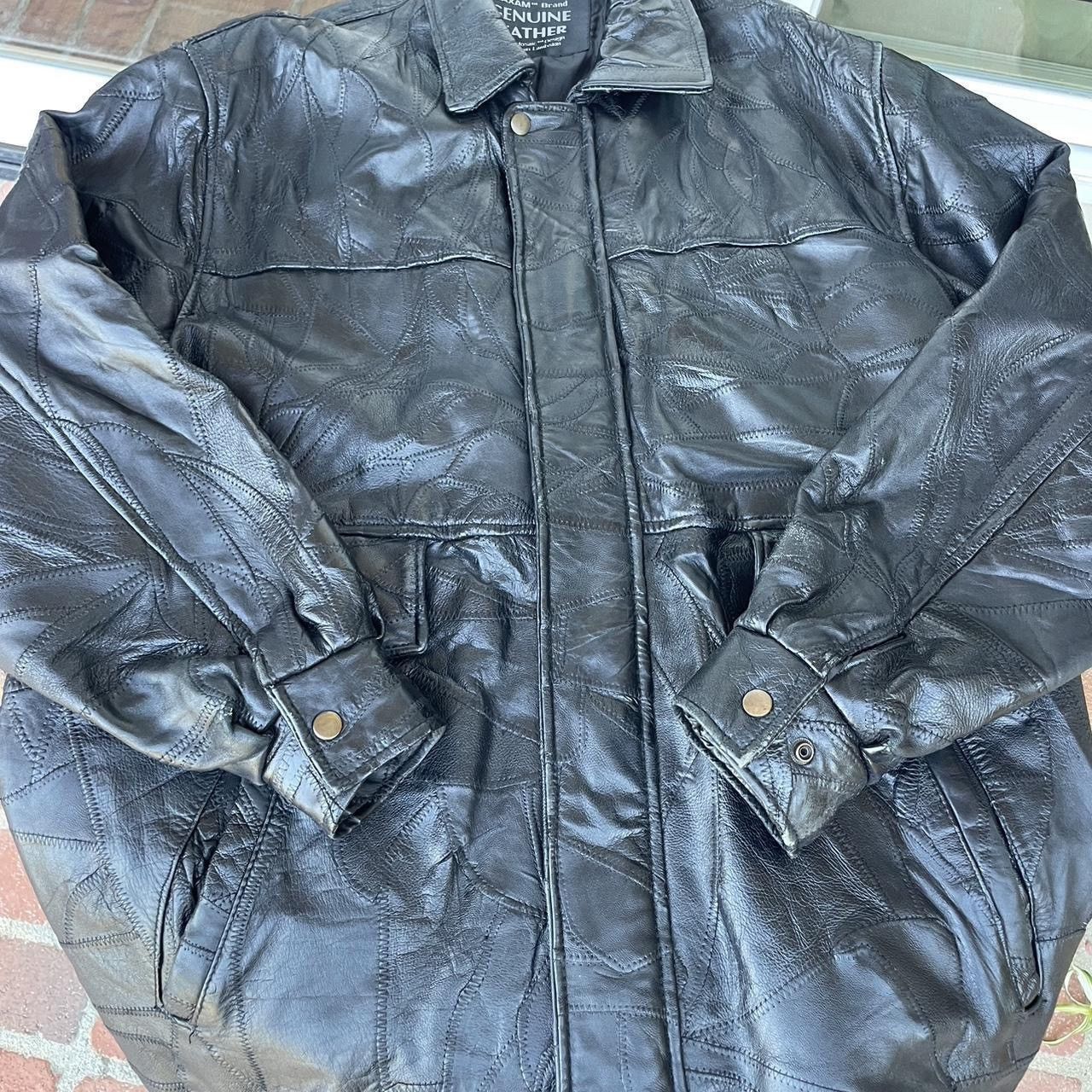 Harley Davidson × Zara Vintage maxam genuine black leather jacket size XL men’s Size US XL / EU 56 / 4 - 2 Thumbnail