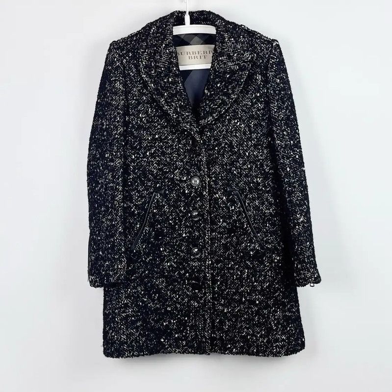 Burberry Burberry Black Cotton Coat for Women Size ONE SIZE - 1 Thumbnail