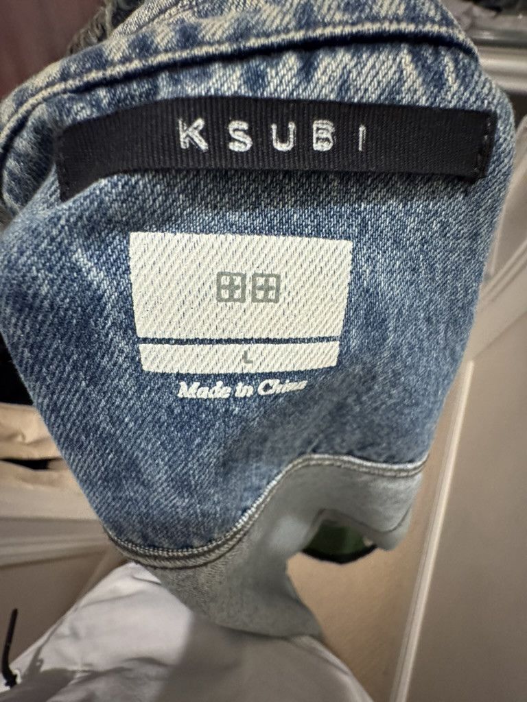 Ksubi Ksubi OhGEE Distressed Denim Jacket Size US L / EU 52-54 / 3 - 6 Thumbnail