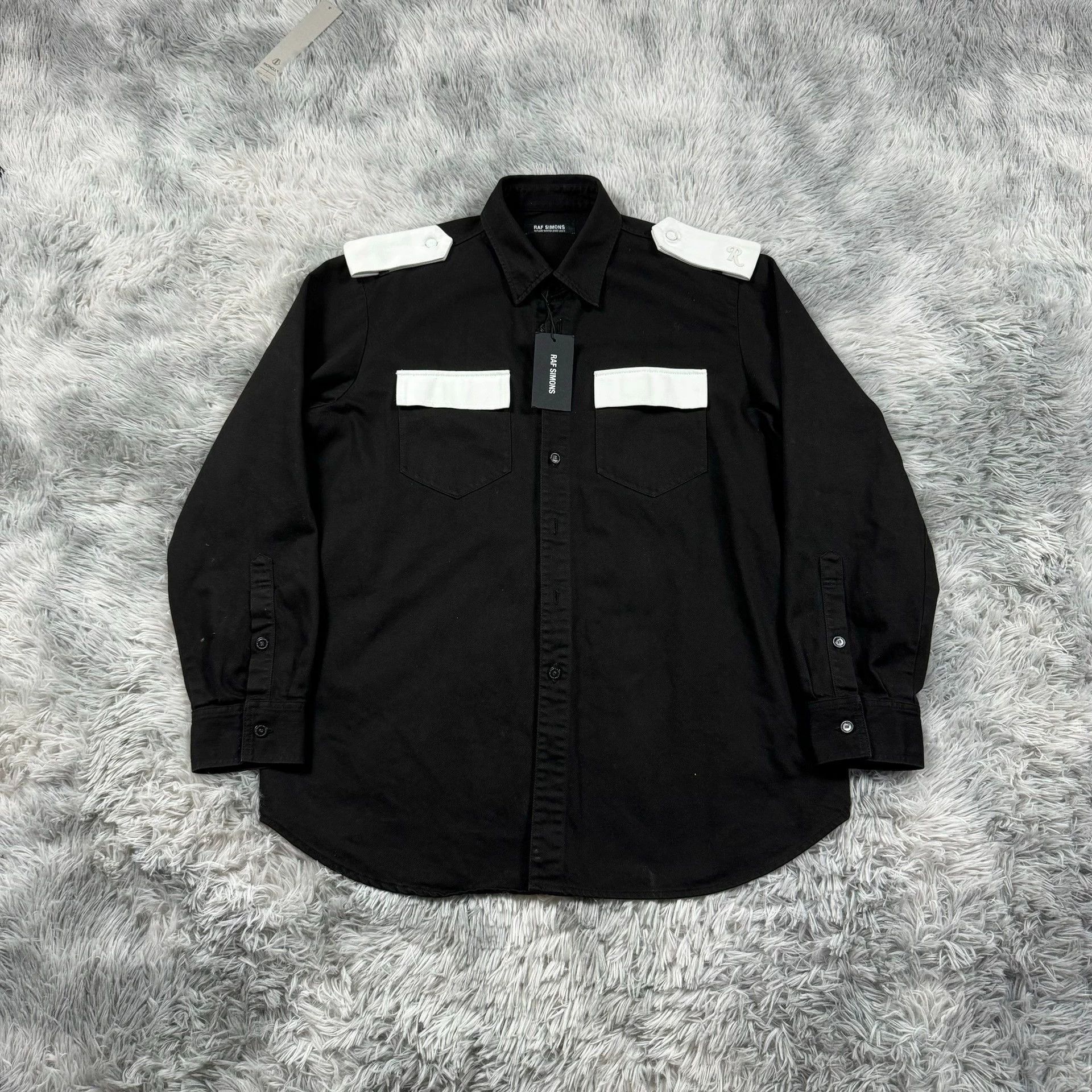 Raf Simons Raf Simons Security leather shirt Size US L / EU 52-54 / 3 - 1 Thumbnail