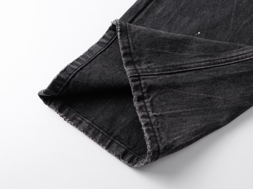 Vintage Street-Style American Retro Distressed Washed Denim Jeans Size US 32 / EU 48 - 5 Thumbnail