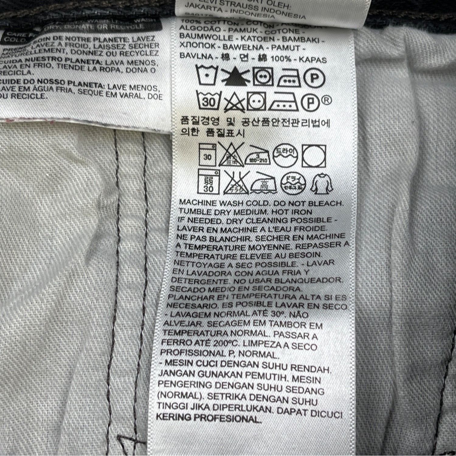 Levi's Levi's 501 Men's Black Jeans/Straight Leg 34x32 SKU 4103 Size US 34 / EU 50 - 8 Thumbnail