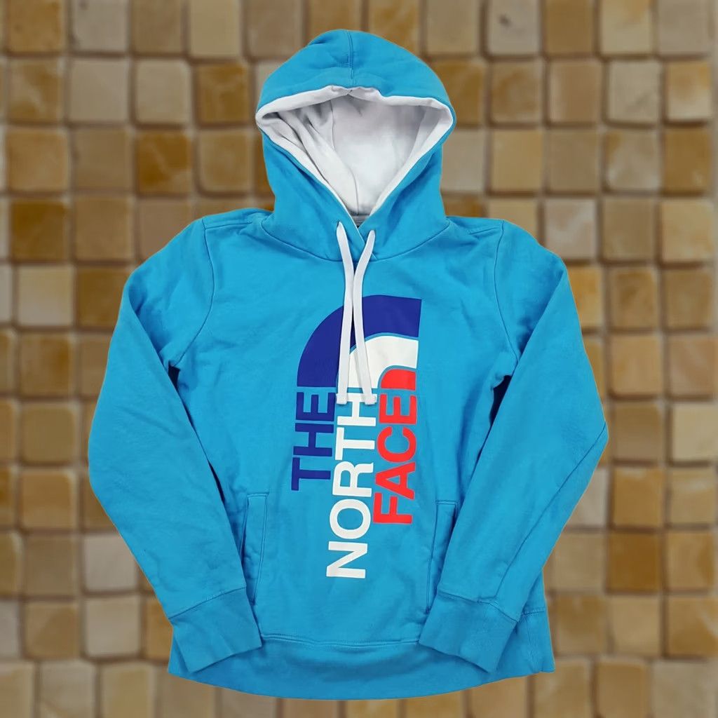 The North Face The North Face Blue Hoodie Women's S Hooded Sweatshirt Logo Ski Snow Jacket Size S / US 4 / IT 40 - 1 Thumbnail