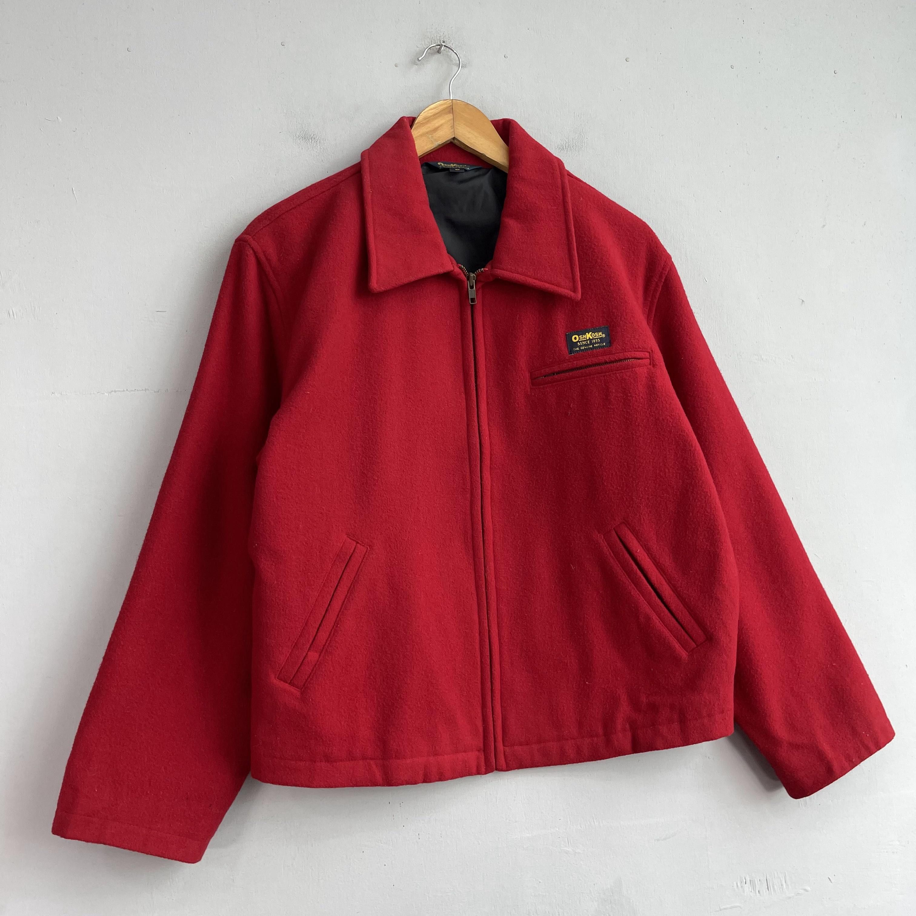 Oshkosh × Vintage Vintage OSHKOSH Cold Weather Zipper Wool Heavy Jacket Size US M / EU 48-50 / 2 - 4 Thumbnail