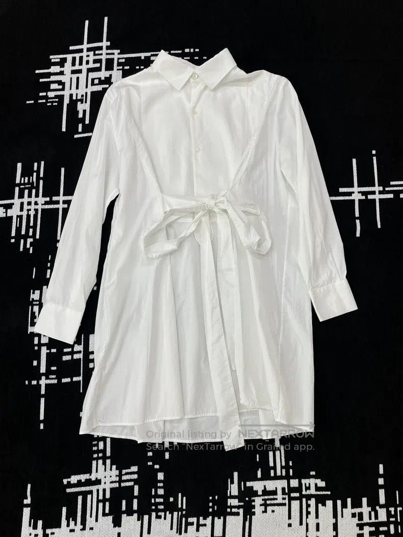 Dior Dior White little bee tie shirt skirt dress Size XS / US 0-2 / IT 36-38 - 1 Thumbnail