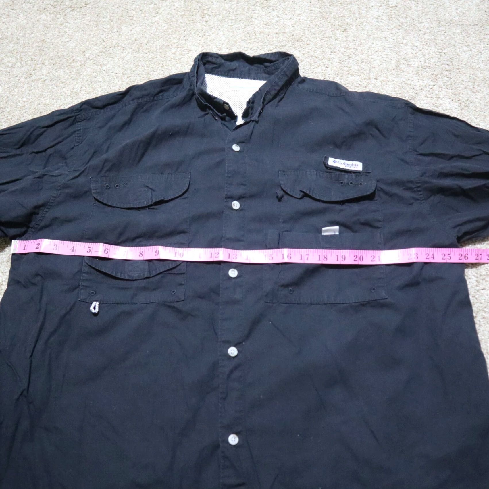Vintage Columbia PHG Hunting Shirt Black Four Pocket Button Up Men’s XL Outerwear Shirt (Columbia PHG) Hunting Mens XL Black Four Pocket Button-Up Shirt Size US XL / EU 56 / 4 - 6 Thumbnail