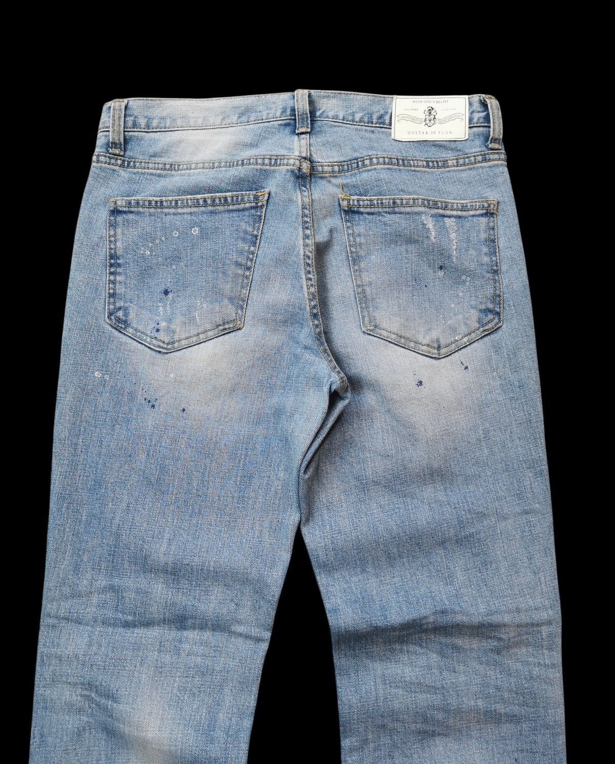 GOSTAR DE FUGA Go Star de Fuga Distressed Skinny Jeans - Size 44 (W32) Size US 32 / EU 48 - 9 Thumbnail