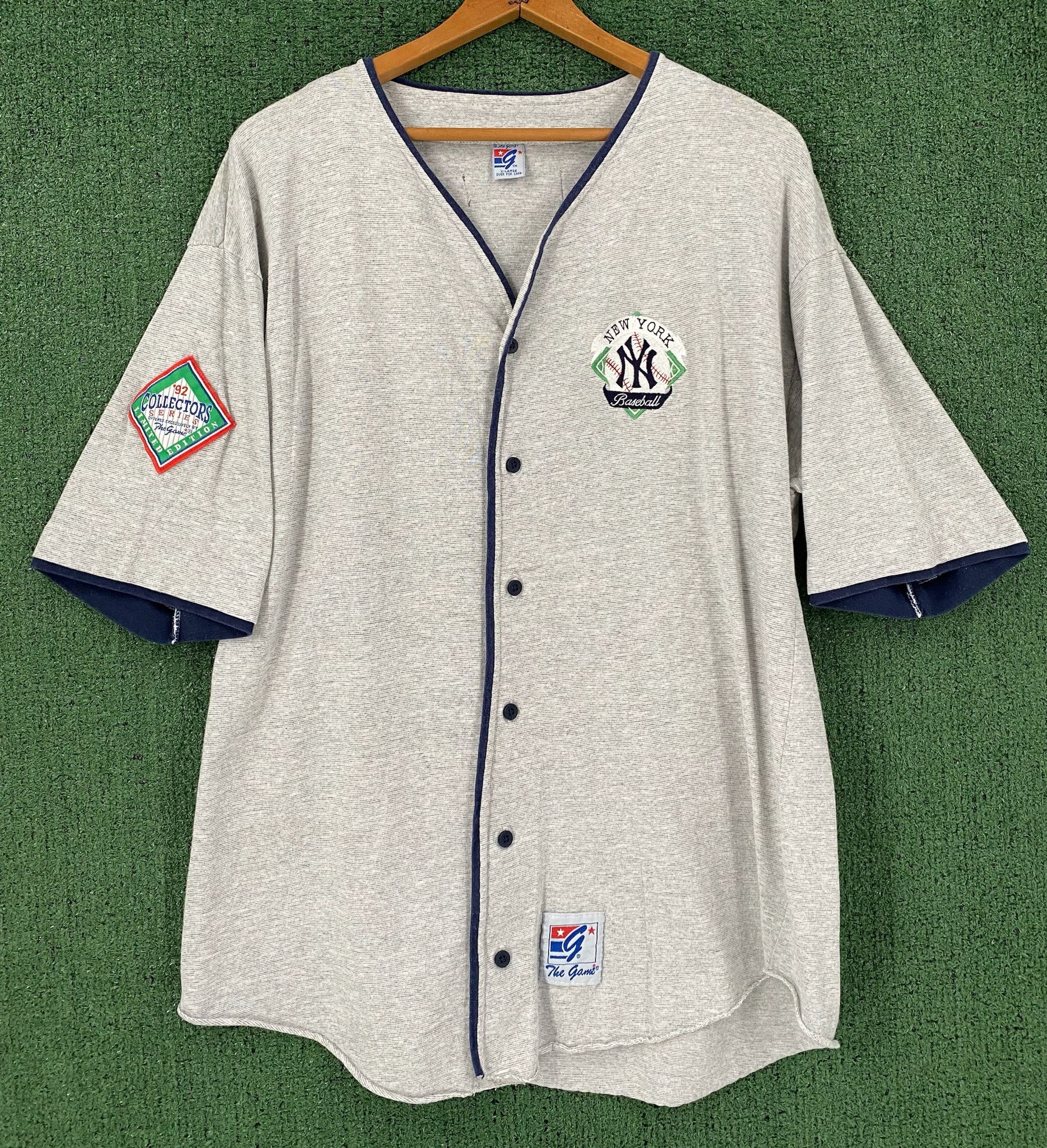 The Game 1992 The Game New York Yankees MLB Jersey T-Shirt Large Size US L / EU 52-54 / 3 - 1 Thumbnail