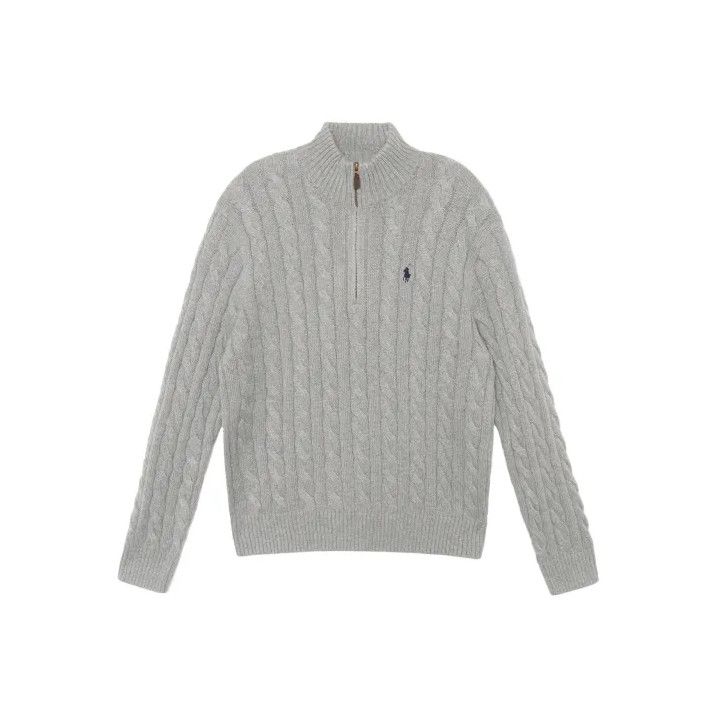 Polo Ralph Lauren Polo Ralph Lauren Pony Embroidered Cable-Knit Sweater Size US XL / EU 56 / 4 - 1 Thumbnail