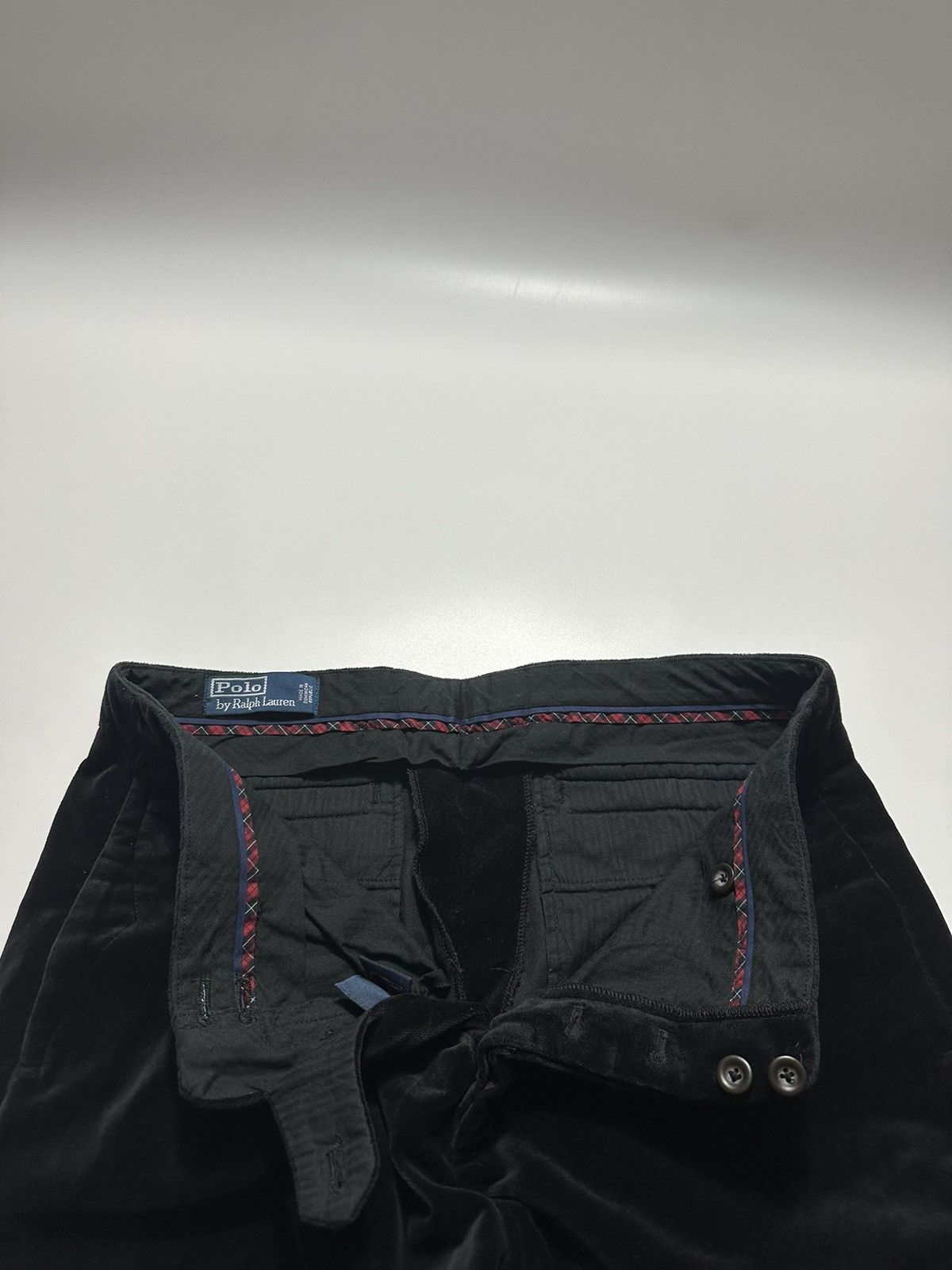 Polo Ralph Lauren × RRL Ralph Lauren × Ralph Lauren Ralph Lauren Vintage Velour Black Pants Size US 32 / EU 48 - 6 Thumbnail