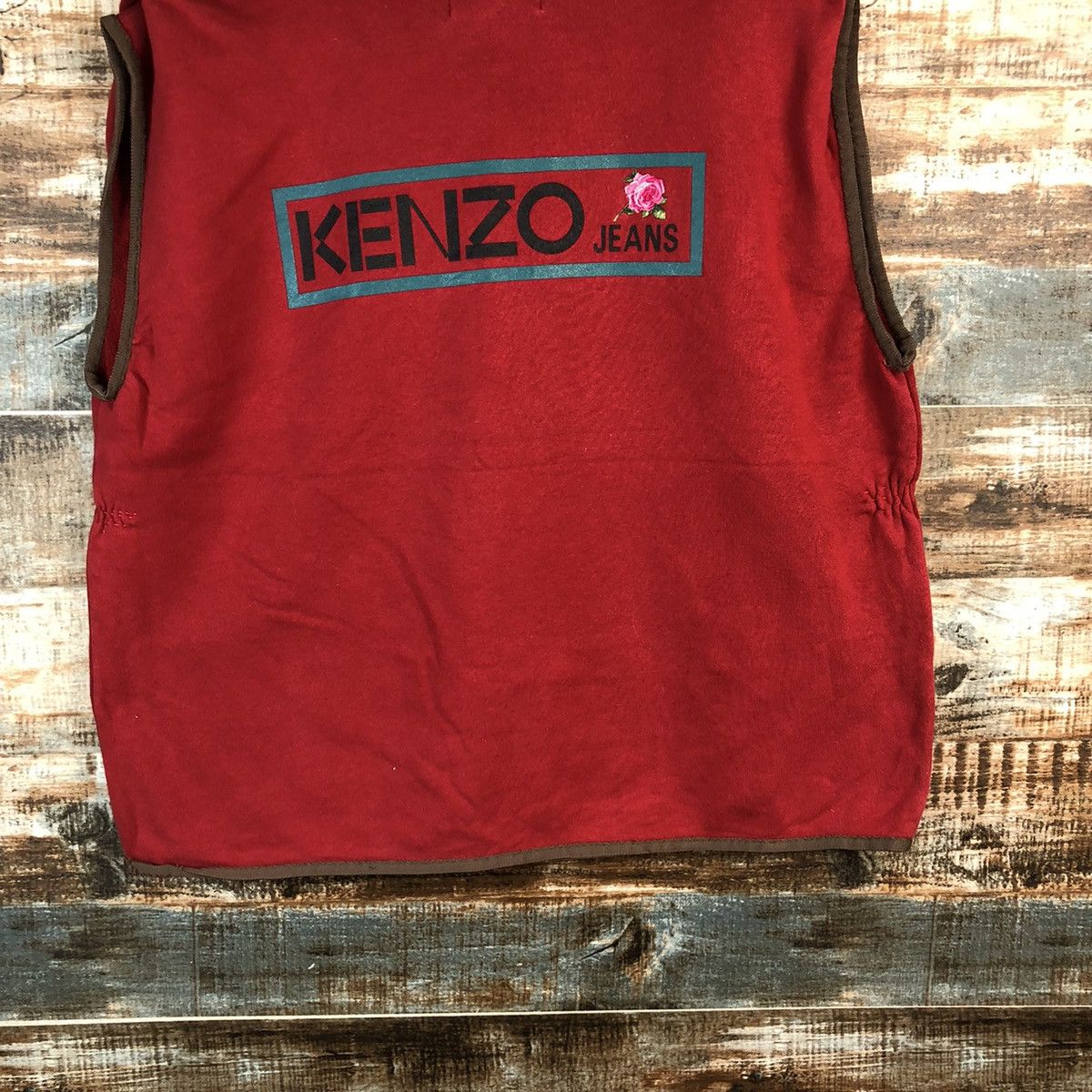 Kenzo D Kenzo vintage japan Red Vest #A2593 Size US L / EU 52-54 / 3 - 3 Thumbnail