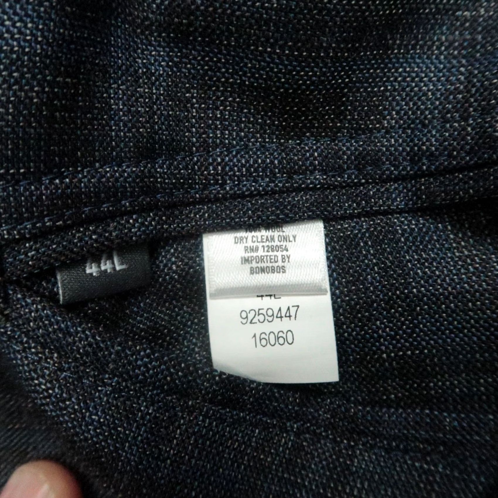 Bonobos Bonobos Blazer Mens 44L Blue Plaid Lanificio Wool Sport Coat Jetsetter Size 44R - 5 Thumbnail