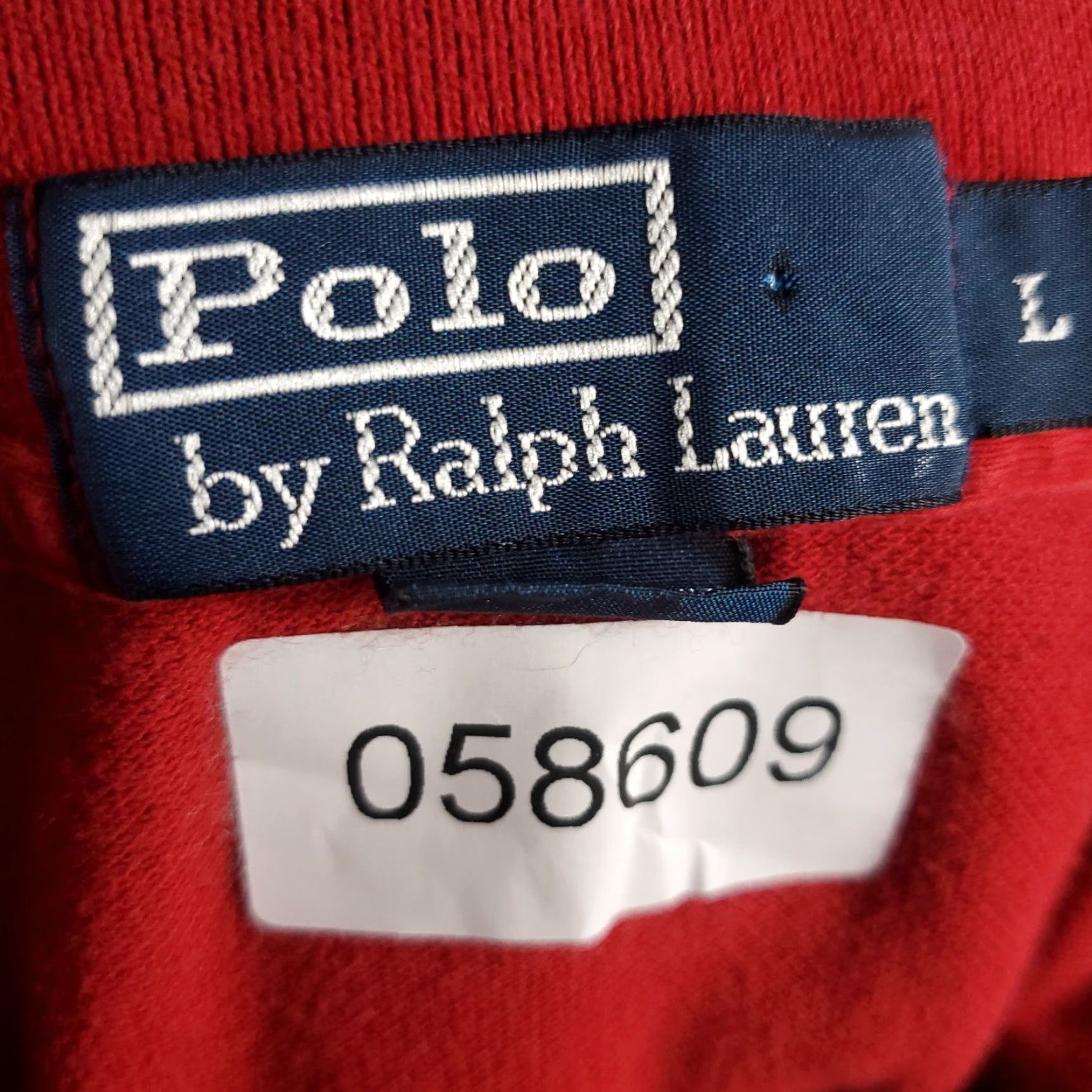 Ralph Lauren VINTAGE Ralph Lauren Polo Shirt Mens Large Red Cotton Casual Short Sleeve Men's Size US L / EU 52-54 / 3 - 8 Thumbnail
