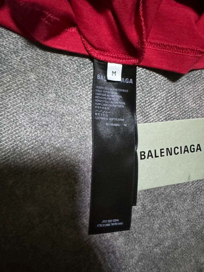 Balenciaga Balenciaga Red letter Logo short sleeve Size US M / EU 48-50 / 2 - 4 Thumbnail