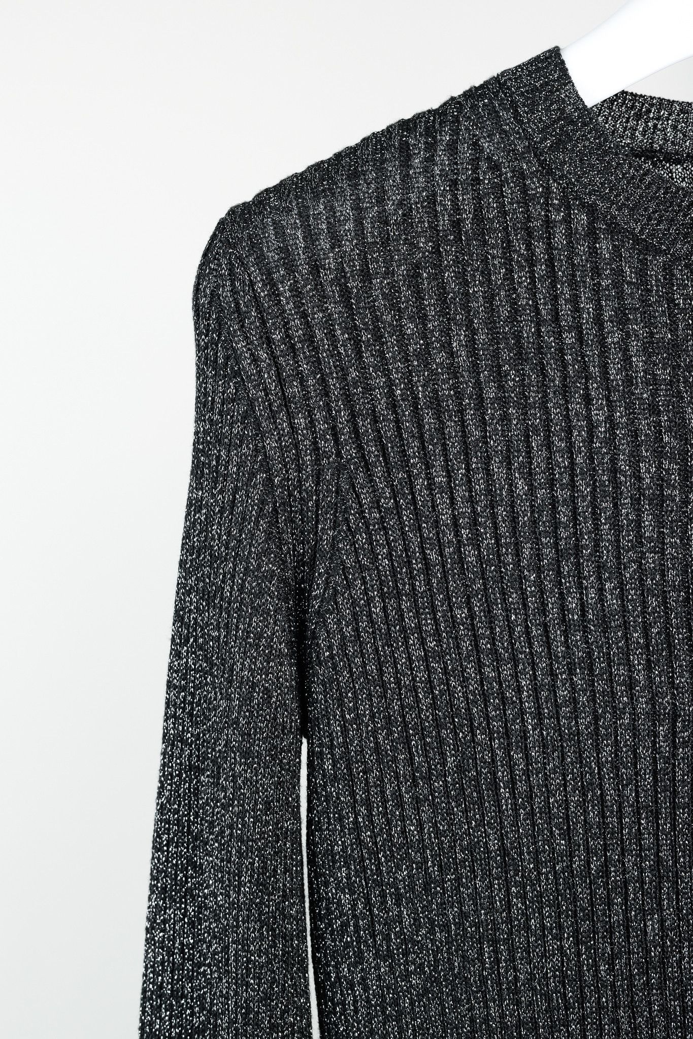 Proenza Schouler White Label Proenza Schouler White Label Lurex Ribbed-Knit Sweater Size M / US 6-8 / IT 42-44 - 5 Thumbnail