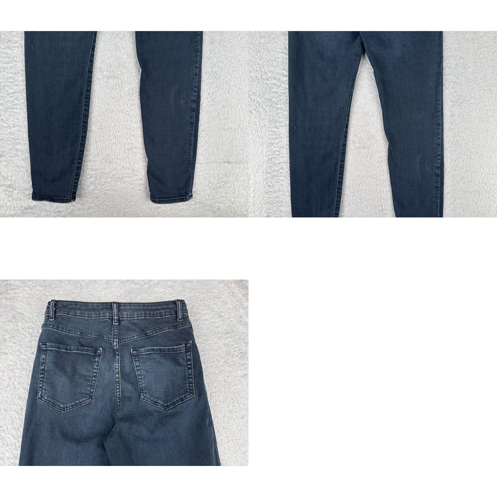 Forever 21 Forever 21 Jeans Womens 28 Blue Denim Skinny Button Fly Dark Wash Cotton 26x28 Mens? Girls? No. Size 28" / US 6 / IT 42 - 10 Thumbnail