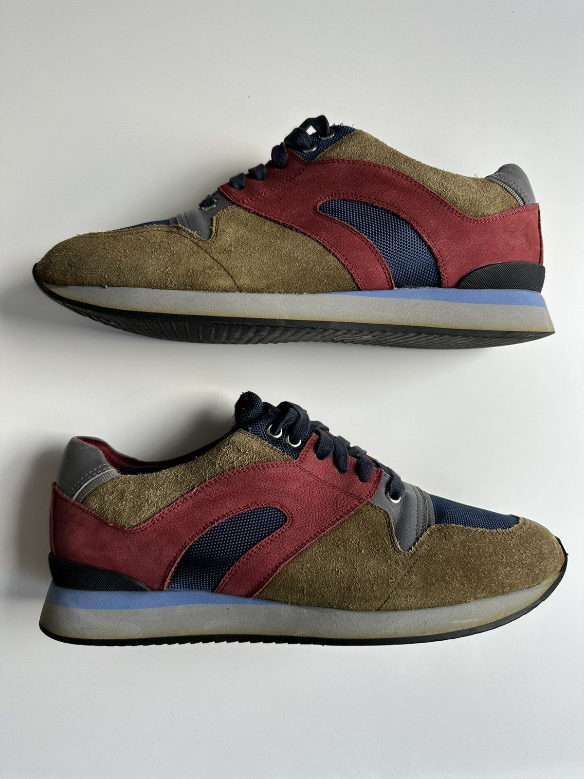 DIOR Homme low top suede sneakers Multicolor