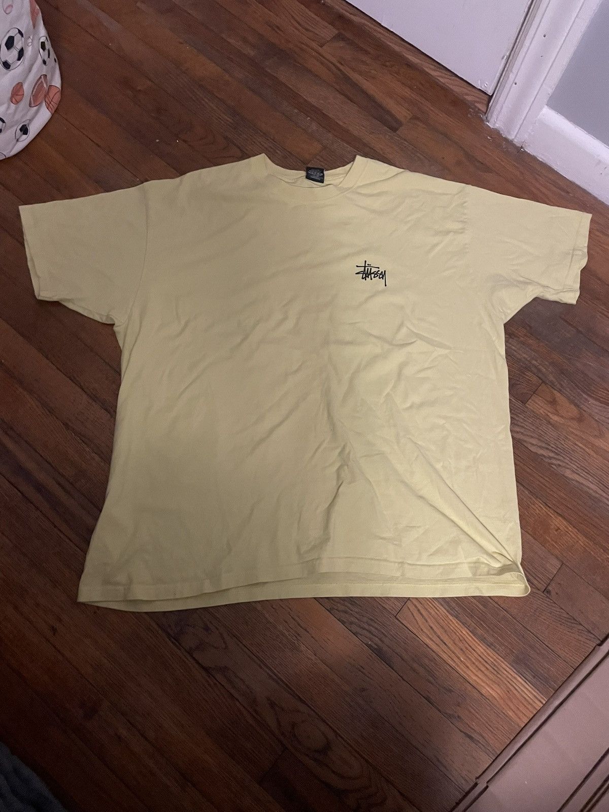 Stussy Stussy yellow t-shirt Size US XXL / EU 58 / 5 - 1 Thumbnail